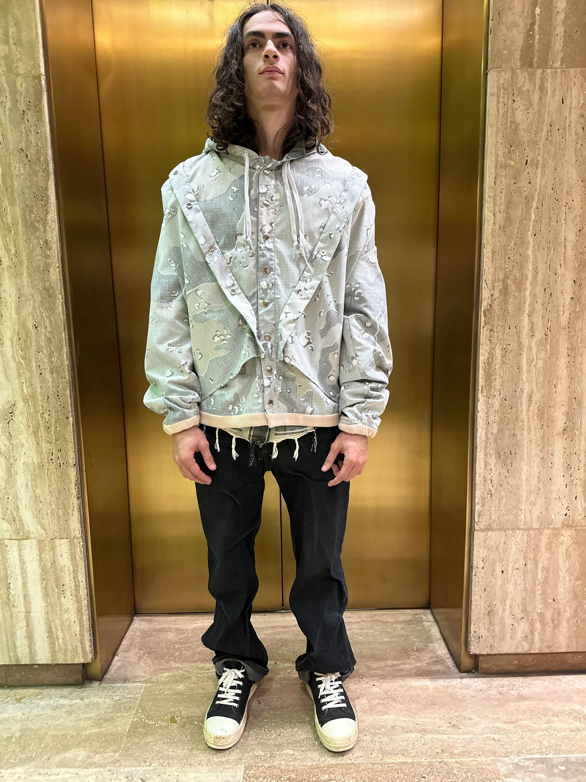 Double Layered Camo Jacket
